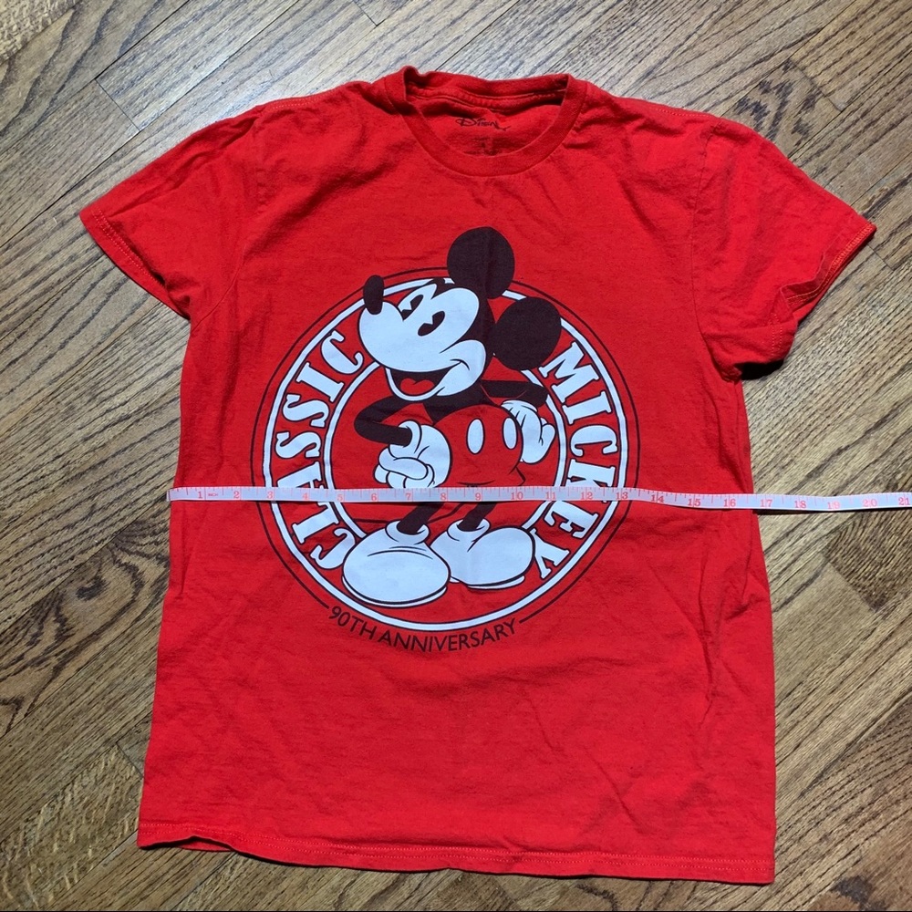 Disney Mickey Mouse T-shirt Women’s Size Small Big Mickey logo 90th Anniversary
